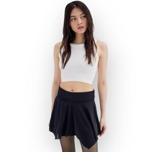 NWT Urban Outfitters | Suki Black Fold Over Mini Skirt